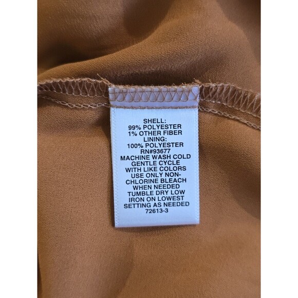 Ryegrass Long Sleeve Floral Modest Dress Womens Large Embroidered Shimmer - Picture 11 of 12